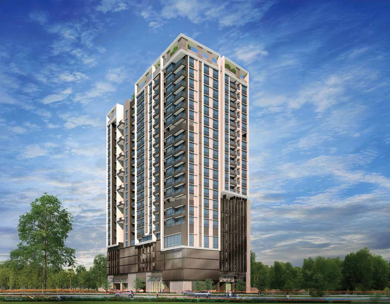Rustomjee Privé Building View